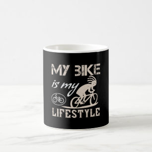 Fahrrad - Mein Fahrrad ist mein Lebensstil Kaffeetasse