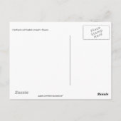 FAHRRAD MIT BASKET DER BLUME POSTCARD POSTKARTE (Rückseite)