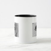 Fahrrad mit großem Vorderradfoto Tasse (Zentrum)