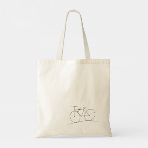Fahrrad mit Kid-Seat Doodle Tote Beutel Tragetasche