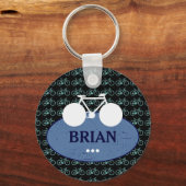 Fahrrad mit Namen, Fahrrad Schlüsselanhänger (Vorderseite)