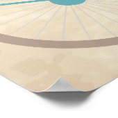 Fahrrad mit Vögeln Poster (Ecke)