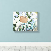 Fahrrad mit Wasserkocher Leinwanddruck (Insitu (Holzboden))