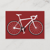 Fahrrad - mollig visitenkarte (Rückseite)