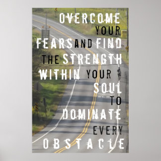 Fahrrad Motivationsposter Poster
