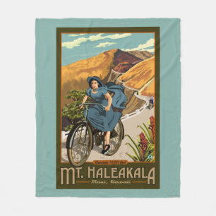 Fahrrad Mt. Haleakala reitet Hawaii Fleecedecke