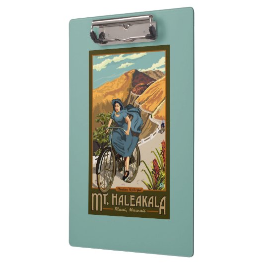 Fahrrad Mt. Haleakala reitet Hawaii Klemmbrett (Links)