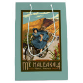 Fahrrad Mt. Haleakala reitet Hawaii Mittlere Geschenktüte (Vorderseite)
