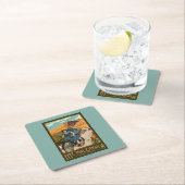 Fahrrad Mt. Haleakala reitet Hawaii Rechteckiger Pappuntersetzer (Vor Ort)