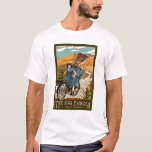 Fahrrad Mt. Haleakala reitet Hawaii T-Shirt