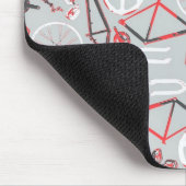 Fahrrad-Muster Mousepad (Ecke)