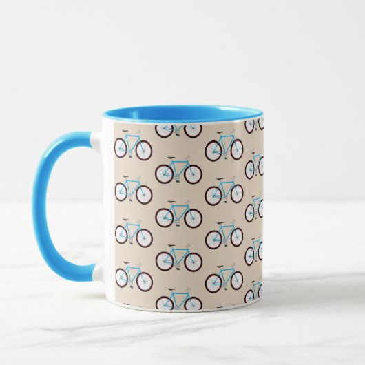 Fahrrad-Muster Tasse (Links)