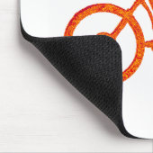 Fahrrad nehmen Zeit Mousepad (Ecke)
