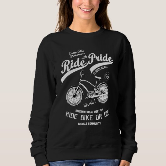 Fahrrad oder Die Fahrrad Sweatshirt (Vorderseite)