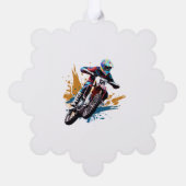 Fahrrad Ornament Karte (Rückseite)