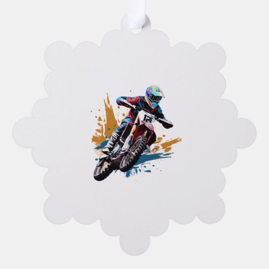 Fahrrad Ornament Karte (Rückseite)