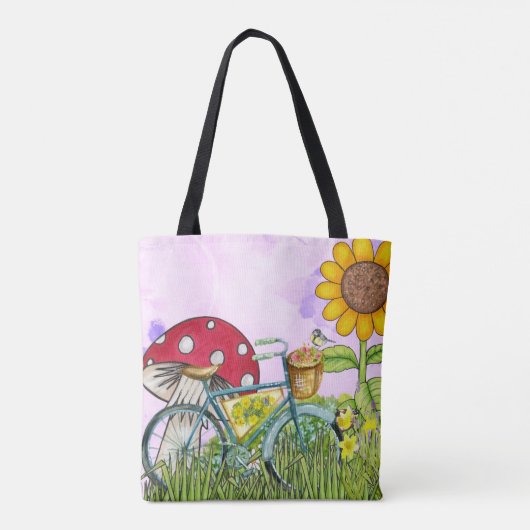 Fahrrad P3 Tote Beutel Tasche (Rückseite)