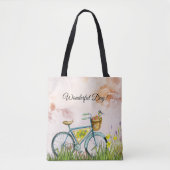 Fahrrad P8 Tote Beutel Tasche (Vorderseite)