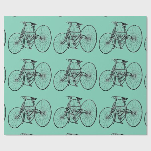 Fahrrad-Packpapier Geschenkpapier (Flach)