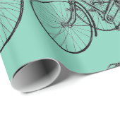 Fahrrad-Packpapier Geschenkpapier (Rolleneckpunkt)