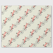 Fahrrad-Packpapier Geschenkpapier (Flach)