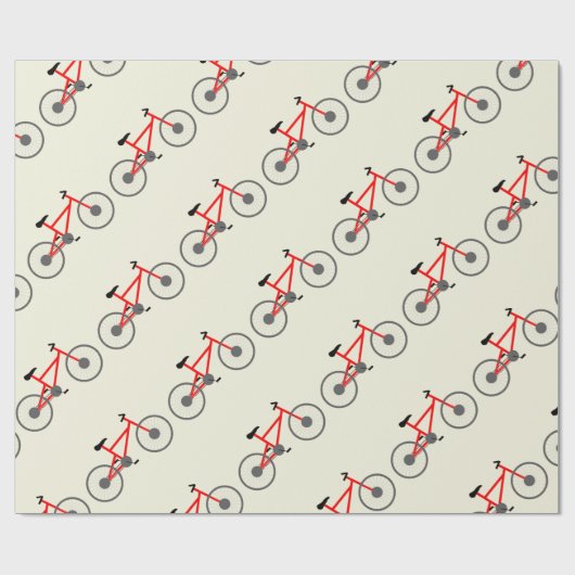 Fahrrad-Packpapier Geschenkpapier (Flach)