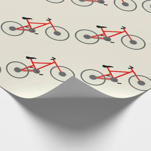 Fahrrad-Packpapier Geschenkpapier (Ecke)
