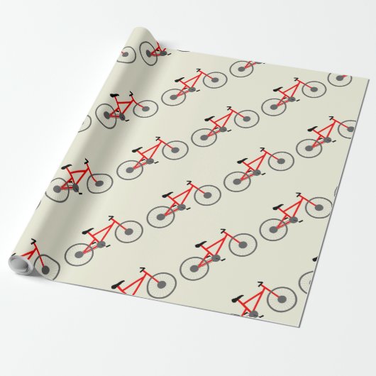 Fahrrad-Packpapier Geschenkpapier (Ungerollt)