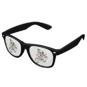 Fahrrad Partybrille (Schrägansicht)
