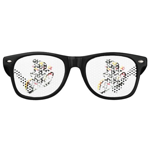 Fahrrad Partybrille (Vorderseite)