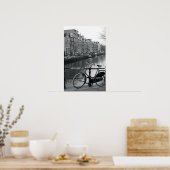 Fahrrad per Kanal Poster (Küche)