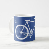 Fahrrad Personalisiert Kaffee Tasse (Vorderseite Links)