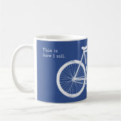 Fahrrad Personalisiert Kaffee Tasse (Links)