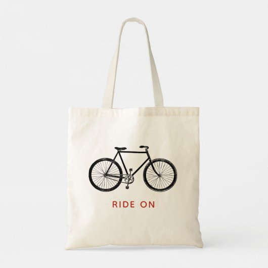 Fahrrad Personalisierte Fahrt auf der Tote Tasche (Rückseite)
