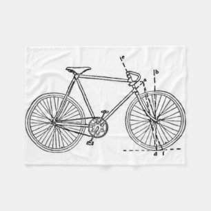 Fahrrad-Plan Fleecedecke