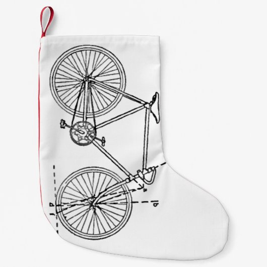 Fahrrad-Plan Kleiner Weihnachtsstrumpf (Vorderseite)
