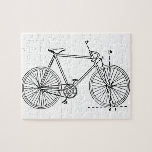 Fahrrad-Plan Puzzle (Horizontal)