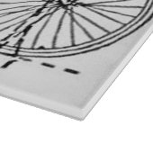 Fahrrad-Plan Schneidebrett (Ecke)