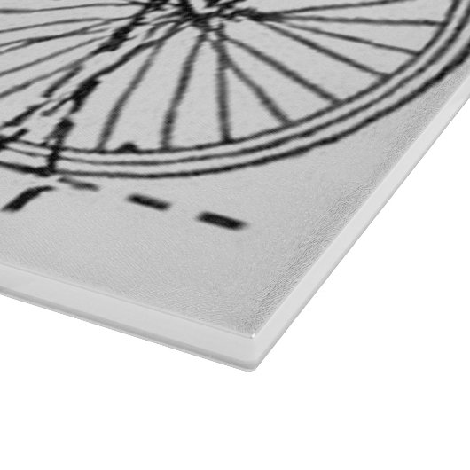 Fahrrad-Plan Schneidebrett (Ecke)