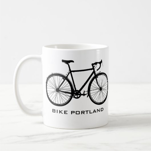 Fahrrad-Portland-Tasse - Single-Geschwindigkeit Kaffeetasse (Links)