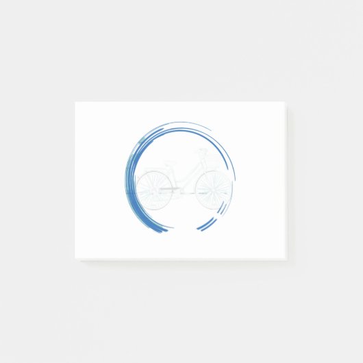 Fahrrad Post-it Klebezettel (Vorderseite)