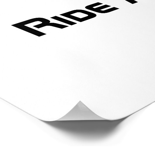 Fahrrad-Poster Poster (Ecke)