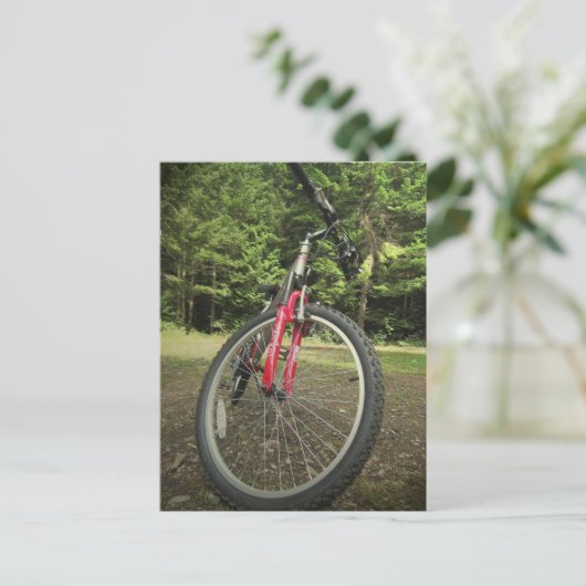 Fahrrad Postkarte (Stehend Vorderseite)
