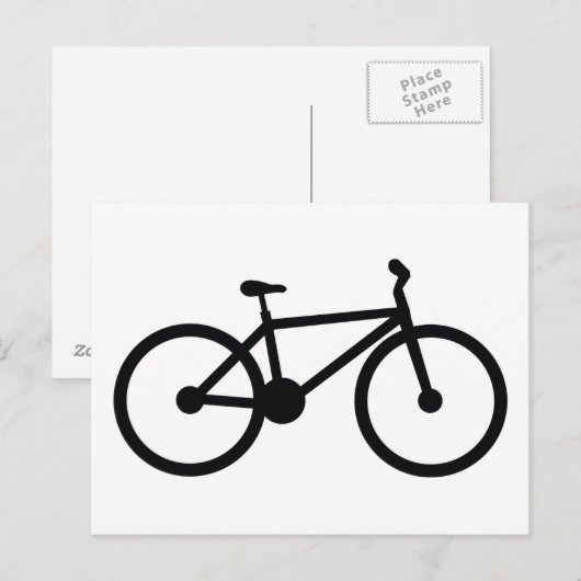 Fahrrad Postkarte (Vorne/Hinten)