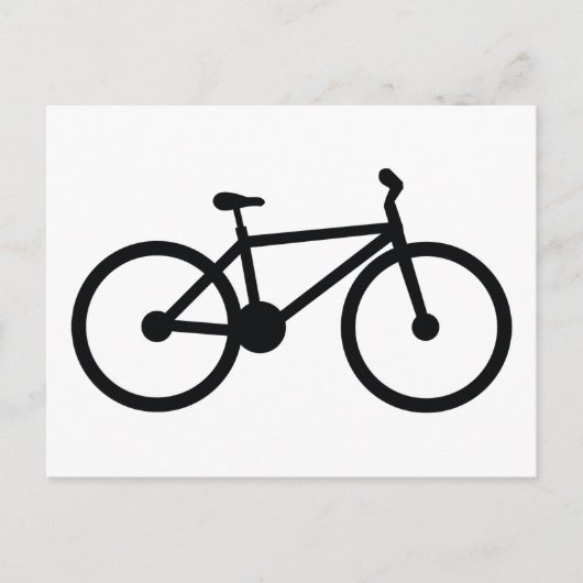 Fahrrad Postkarte (Vorderseite)