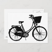 Fahrrad Postkarte (Vorne/Hinten)