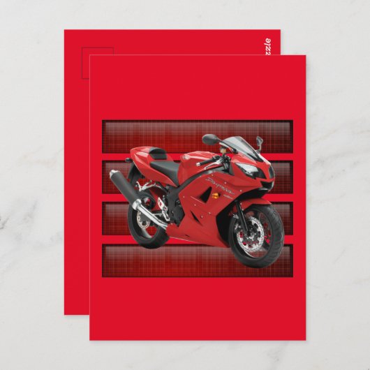 Fahrrad Postkarte (Vorne/Hinten)