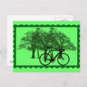 Fahrrad Postkarte (Vorne/Hinten)
