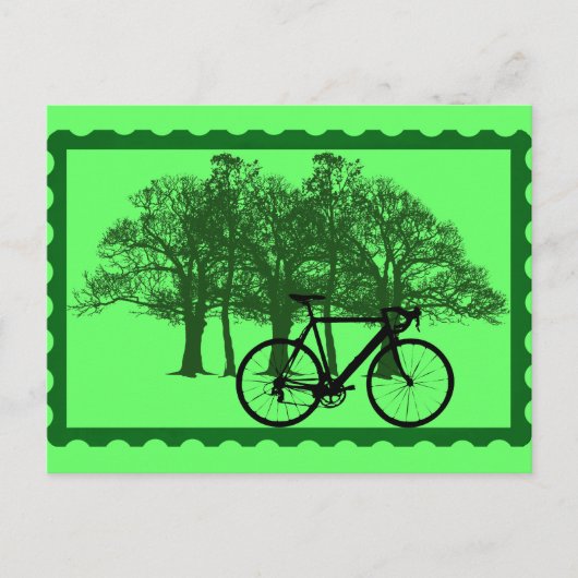 Fahrrad Postkarte (Vorderseite)