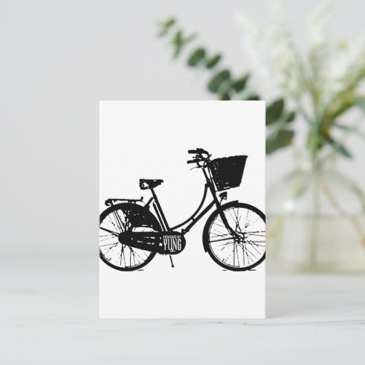 Fahrrad Postkarte (Stehend Vorderseite)